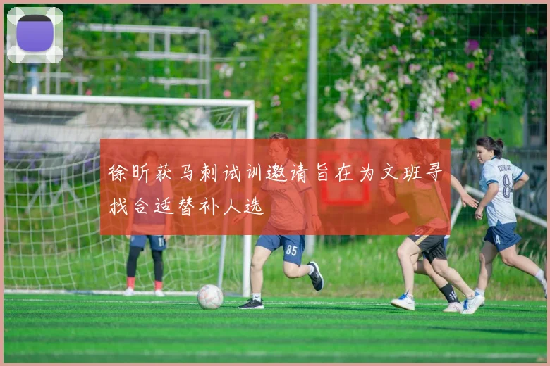 徐昕获马刺试训邀请旨在为文班寻找合适替补人选